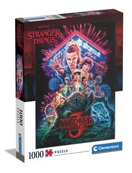 Clementoni 39653 Stranger Things Pieces, Made in Italy, Jigsaw Puzzle for Adults, Multicolor, Medium