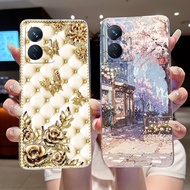 Phone Case For Vivo Y55 2022 4G/T1 4G/iQOO Z6 44W Bumper Soft Silicone TPU Clear Casing Viral Beauti