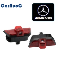 Kanuoci auto parts shop【Ready Stock】One Pair LED Car Door Light Car Door Welcome Light AMG Logo Proj