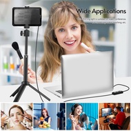 radiph Andoer USB Video Conference Light Kit with LED Lights 5600K Dimmable Desktop Tripods 180 Degr