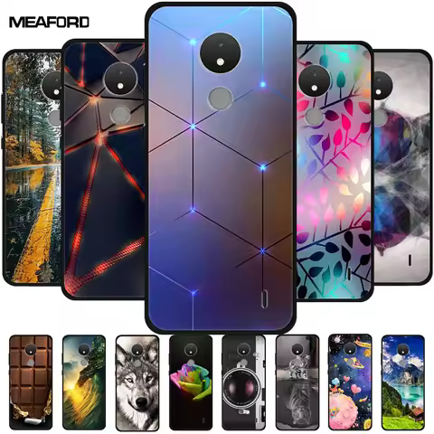 For Nokia C21 C20 C30 C10 C31 C12 Cases G22 G21 G11 G10 G50 G60 Soft TPU Silicone Protective Cover f