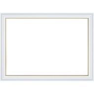 Ensky 208 Piece White Art Crystal Frame for 18.2×25.7cm Puzzles - Puzzle Frame 2-C