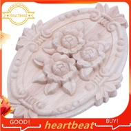 [Hot-Sale] Retro Wood Ornament Applique Carving Ornament for Cabinet Door Furniture Decoration(13X9c
