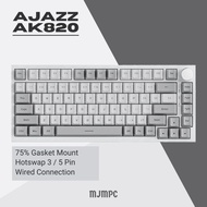 AJAZZ AK820 Mechanical Keyboard 75% Layout 82 Key Hot Swappable Wired