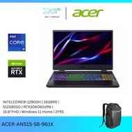 ACER-AN515-58-961K-INTELCOREI9-12900H,16GBR5,512GBSSD,RTX30606GVR6,15.6"FHD,W1164,2YRS