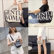 พร้อมส่ง กระเป๋าผ้าGentlewoman จากshop 🥰 canvas Tote !!!! แท้💯 % มีป้ายแท็กซ์ทุกใบ