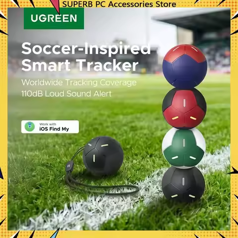 UGREEN FineTrack Mini Duo 2‑in‑1 Global Positioning Tracker, Smart Bluetooth Item Locator,Anti‑Lost 