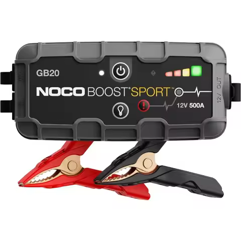 NOCO Boost GB20 500A UltraSafe Jump Starter - 12V Lithium Battery Booster Pack, Portable Jump Box, P