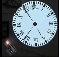 ING創意復古LED投影鐘歐式羅馬靜音電子投射時鐘客廳桌面座鐘掛鐘