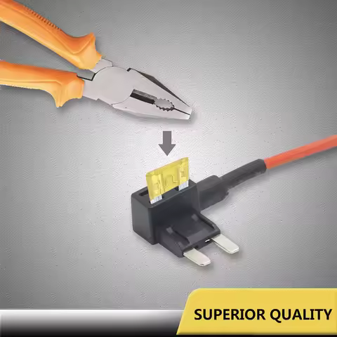 10Pack 12V Add-a-Circuit Fuse Tap Adapter Micro2 Blade Fuse Holder with 10pcs 10A, 20A Fuses Micro2 