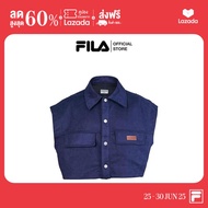 FILA เสื้อครอปผู้ใหญ่ OLD MONEY รุ่น CTA240709U - Navy