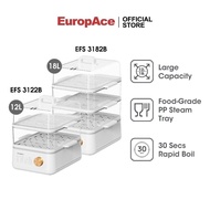 【In stock】EuropAce Food Steamer 12/18 Liters - EFS QE4V