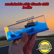 Cruise Ship Fluid Bottles Desktop Ornaments Unsinkable Ships Titanic Desktop Decoration Car Ornament
