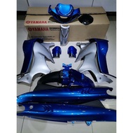 Yamaha 125 125Z 125ZR Cover Set Biru + Grey (Biru Skala) 100% HLY Original Yamaha