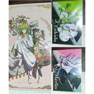 [Set of 3] FGO Fate Grand Order Babylonia Gilgamesh Caster Merlin Enkidu Kingu Clear File