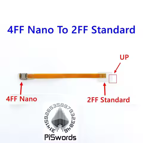 4FF Nano SIM Card to 2FF standard SIM Card extension converter