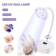 Foreverlily 360° Adjustable Hose UV LED nail lamp 365nm UV & 405nm LED to Simulate Sunlight Nails Be