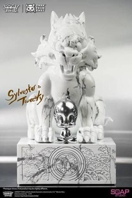 全新 Soap Studio Looney Tunes Sylvester and Tweety White Marble 傻大貓和崔弟 白雲石限量版 皂羅部落 樂一通