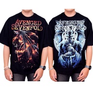 AVENGED SEVENFOLD T-SHIRT METAL BAND AVENGED SEVEN FOLD BAND BOOTLEG BIG SIZE T-SHIRT A7X T-SHIRT AV