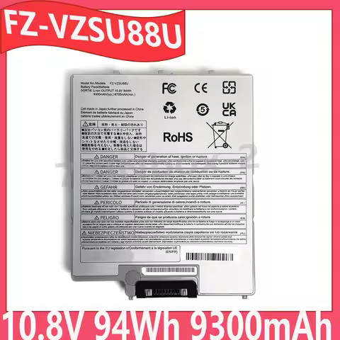 FZ-VZSU88U 10.8V 94Wh 9300mAh Laptop Battery For Panasonic Toughbook FZ-G1 FZ-G1FAHLHBA MK1 Tablet F