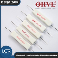 OHVL R.Resistor SQP 2.0-47Ohm 20W. รีซิสเตอร์ ตัวต้านทาน High quality resistor on PCB based crossove
