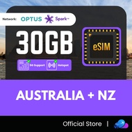 【澳大利亚 新西兰 Australia + New Zealand eSIM】【Optus & Spark】【🔥5G】Australia eSIM New Zealand eSIM 新西兰 eSIM 