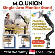 [SG Stocks] Computer Monitor Stand Adjustable Monitor Arm 13-32 inch Screen Pneumatic Spring Arm Erg