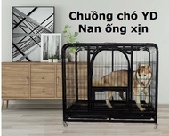 Hanpet - SP1187- Lồng nuôi chó sơn tĩnh điện YD60 - YD80- YD95 (Nan vuông dày) ( 4711897) YD Nan ống