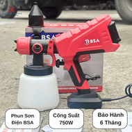 Máy Phun Sơn Điện Cầm Tay BSA H09 Công Suất 750W Chỉnh Được Tia Phun Bảo Hành 6 Tháng