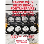 ONLY PACKING PLATE MODEL TOYOTA INNOVA DIESEL 2.4 2GD-FTV HILUX REVO FORTUNER VRZ ORIGINAL IMPORT WI