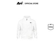 ARI KIDS TAG FULL ZIP HOODED JACKET - WHITE เสื้อแจ็คเก็ตมีฮู้ด เด็ก อาริ TAG  สีขาว