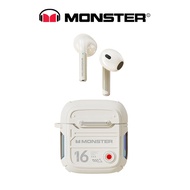 Monster XKT16 BT5.3 หูฟังไร้สาย หูฟังบลูทูธ หูฟังลดเสียงรบกวนเวลาแฝงต่ำ ความจุแบตเตอรี่ขนาดใหญ่สำหรั