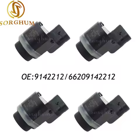 4PCS 9142212 PDC Parking Sensor Fit 11-13 For BMW 5 6 M3 X3 X5 X6 328i 335i 528i 3.0L 66209142212