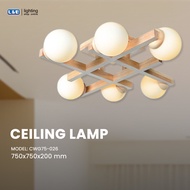 LUMAX โคมไฟสำหรับตกแต่งเพดานภายใน รุ่น CWG75-026 ขั้ว E27