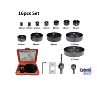 MATA BOR GERGAJI BULAT BUNDAR LINGKARAN DRILL BIT HOLESAW HOLE SAW KIT ALAT PEMBOLONG PELUBANG RUMAH