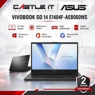 ASUS Vivobook Go 14 E1404F-AEB060WS Ryzen 5 7520U 16GB 256GB Full HD Laptop Notebook