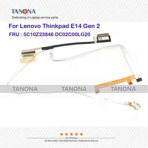 Original New 5C10Z23846 DC02C00LG20 For Lenovo Thinkpad E14 Gen 2 20T6 20T7 Screen LCD RGB EDP Cable