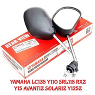 ORI THAILAND YAMAHA SIDE MIRROR LC135 Y110 SRL115 RXZ Y15 AVANTIZ SOLARIZ Y125Z BATANG CHROME TEBAL 
