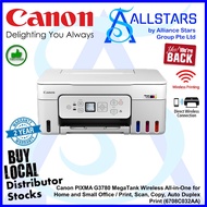 Canon PIXMA G3780 MegaTank Wireless All-in-One for Home and Small Office (Warranty 2years)