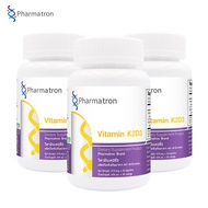 [แพ็ค 3 ขวด] วิตามินเค2ดี3 ฟาร์มาตรอน Vitamin K2D3 Pharmatron เค2ดี3 ดี3เค2 วิตามินเค2 วิตามินดี3 Vi