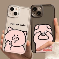 Anti-fall Cute Pink Pig Casing For Samsung Galaxy S25 Ultra S25+ S24 FE 5G C55 A82 5G A81 M60S Note 