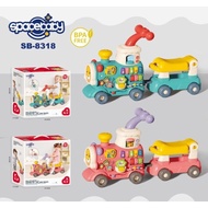 Baby Walker 8318 5in1 Spacebaby Train Baby Toy Train