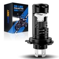 1Pc LED Bulb Led H4 9003 Mini Projecto Motorcycle Headlamp May Fan Coog 6500K 10000Lm Light