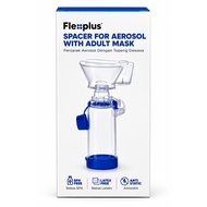 Flexplus Space for Aerosol with Mask (Adult-Blue /Child-Yellow) - same as Aerochamber