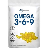 Microingredients Omega 3 6 9 Isi 300 Micro Ingredients Omega 3-6-9