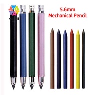 WITTII Automatic Pencil, Metal 5.6mm Mechanical Pencil, Creative 2B/4B/6B/8B Pencil Refill Drawing W