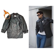Genuine Leather Jacket Use Less Bust 46