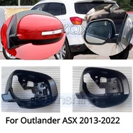 CAPQX For Mitsubishi Outlander ASX 2013-2022 Car Rearview Mirror Frame Mirror Frame Side Rear view m