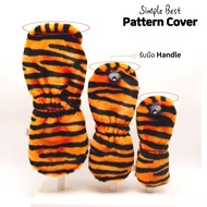 [WICO&Golf] Golf Club Head Cover Orang Tiger Pattern Simple Cover/Golf Headcover Fits Standard 460cc