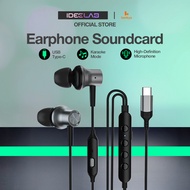 IDEELAB&Bonkyo Professional Karaoke Headset with Integrated Sound Card for Sound Modification /Porta